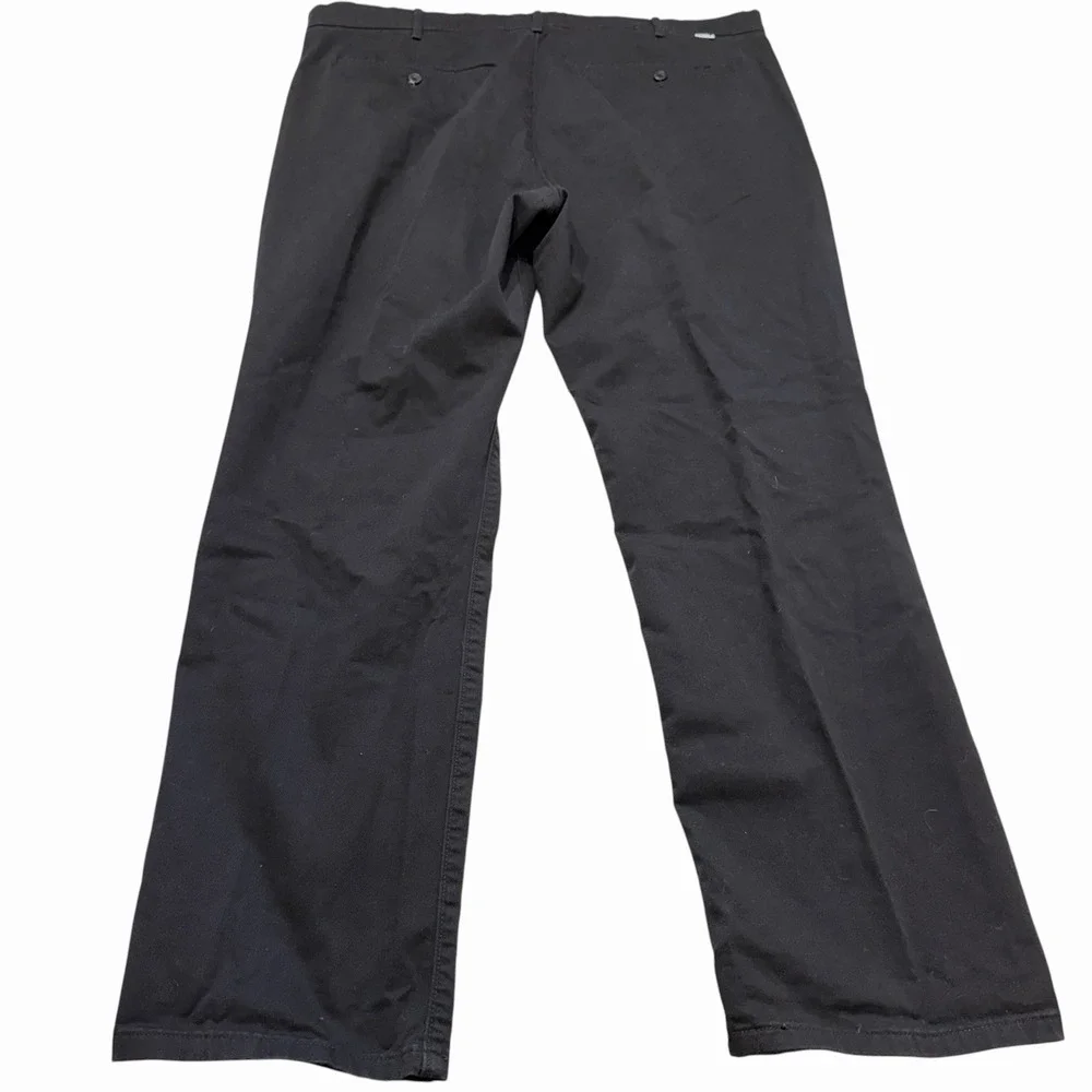 Levi Strauss Black Chino Pants Mens Stretch‎ Straight Casual Work